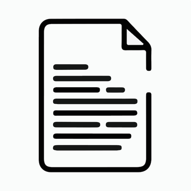 Ilustración del logotipo del icono del archivo de carpeta para ui