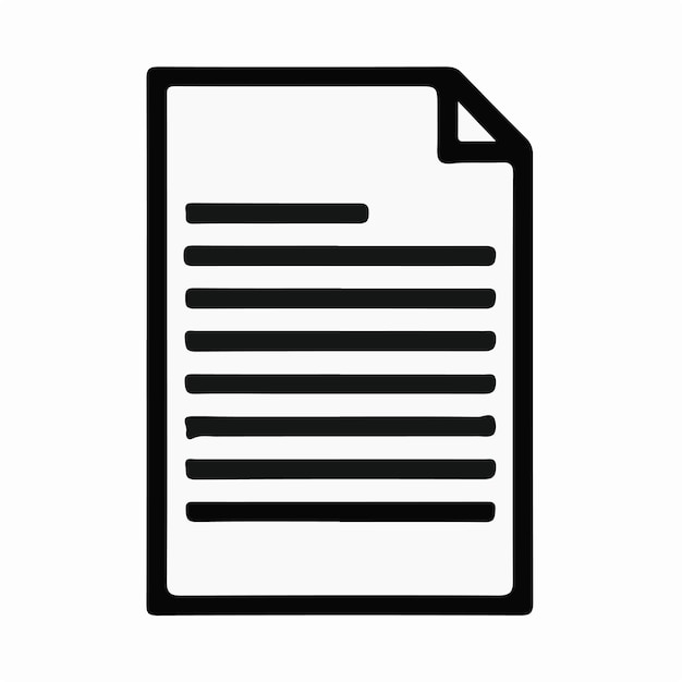 Ilustración del logotipo del icono del archivo de carpeta para ui