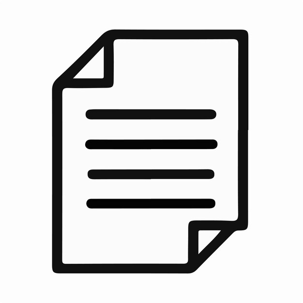 Ilustración del logotipo del icono del archivo de carpeta para ui