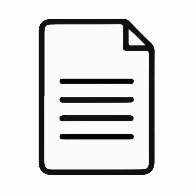 Ilustración del logotipo del icono del archivo de carpeta para ui