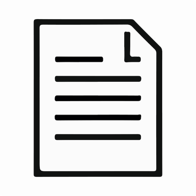 Ilustración del logotipo del icono del archivo de carpeta para ui