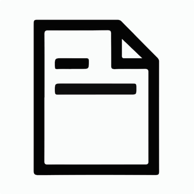 Ilustración del logotipo del icono del archivo de carpeta para ui