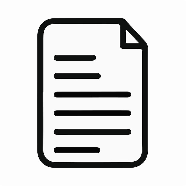 Ilustración del logotipo del icono del archivo de carpeta para ui