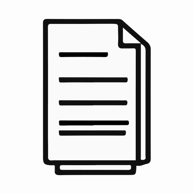 Ilustración del logotipo del icono del archivo de carpeta para ui