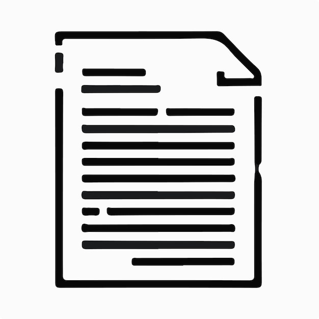 Ilustración del logotipo del icono del archivo de carpeta para ui