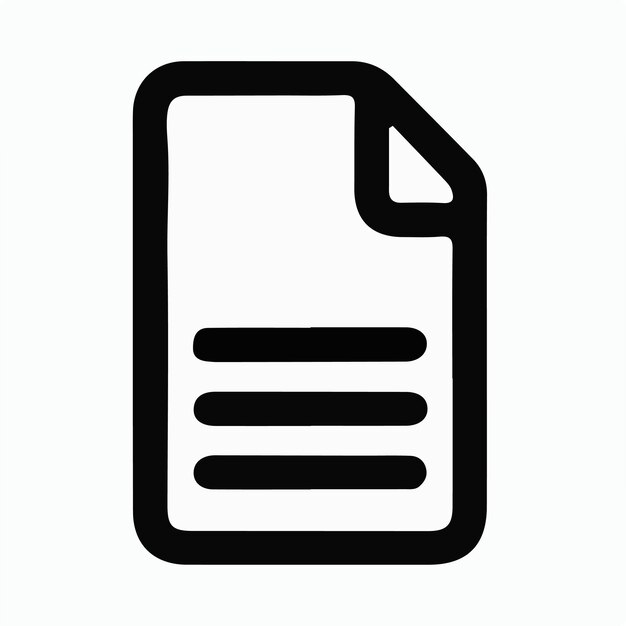 Ilustración del logotipo del icono del archivo de carpeta para ui