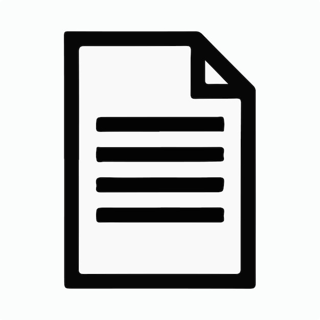 Ilustración del logotipo del icono del archivo de carpeta para ui