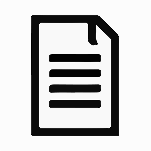 Ilustración del logotipo del icono del archivo de carpeta para ui