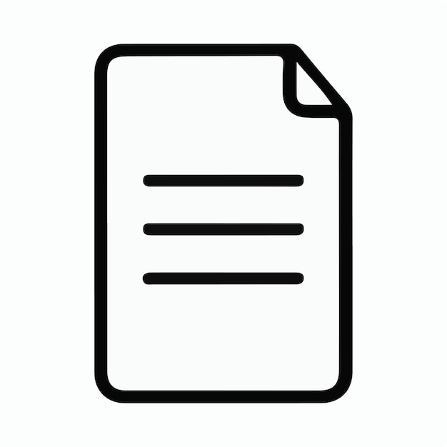 Ilustración del logotipo del icono del archivo de carpeta para ui