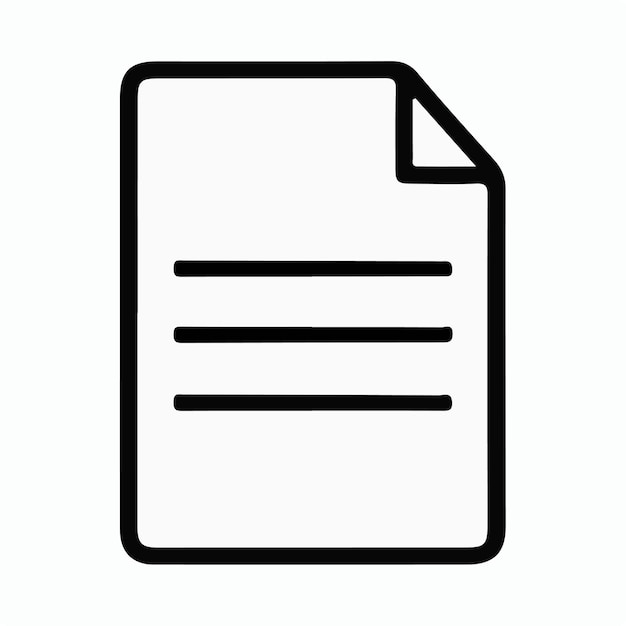 Ilustración del logotipo del icono del archivo de carpeta para ui