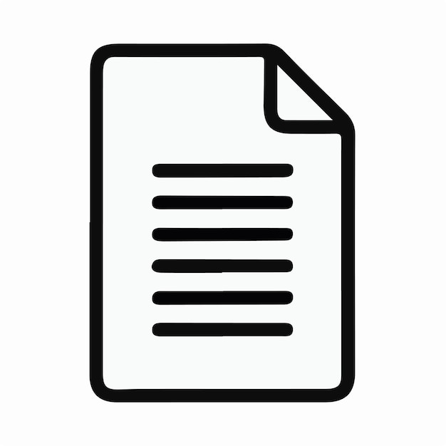 Ilustración del logotipo del icono del archivo de carpeta para ui