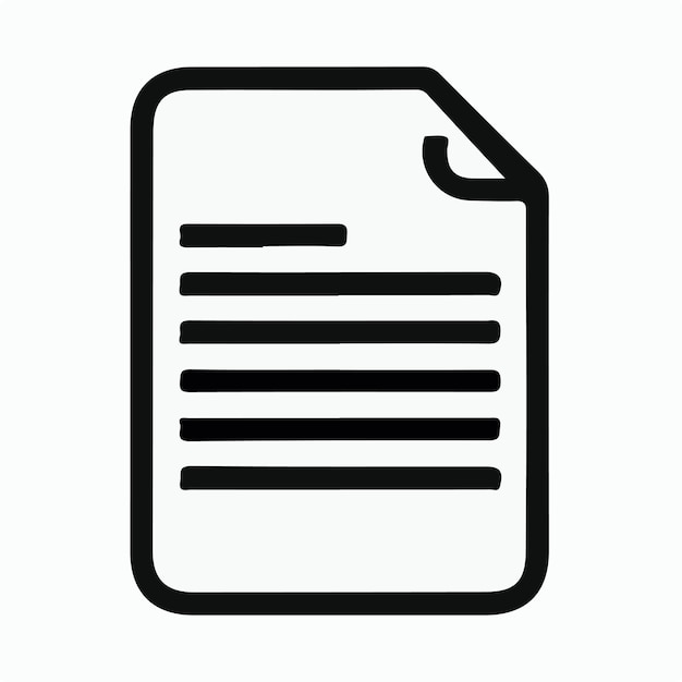 Ilustración del logotipo del icono del archivo de carpeta para ui