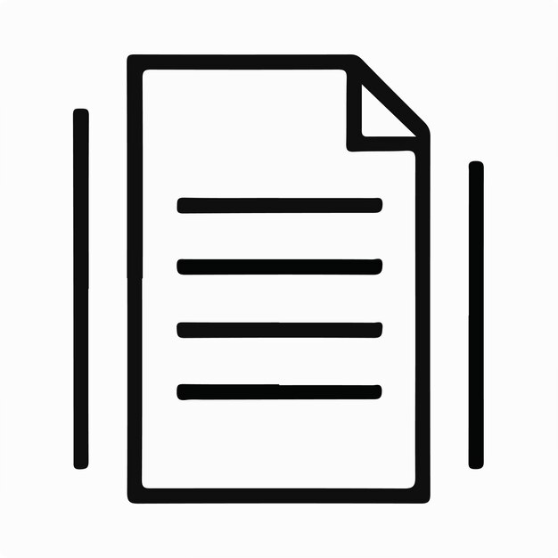 Ilustración del logotipo del icono del archivo de carpeta para ui