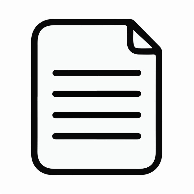 Ilustración del logotipo del icono del archivo de carpeta para ui