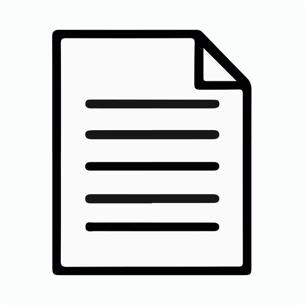 Ilustración del logotipo del icono del archivo de carpeta para ui
