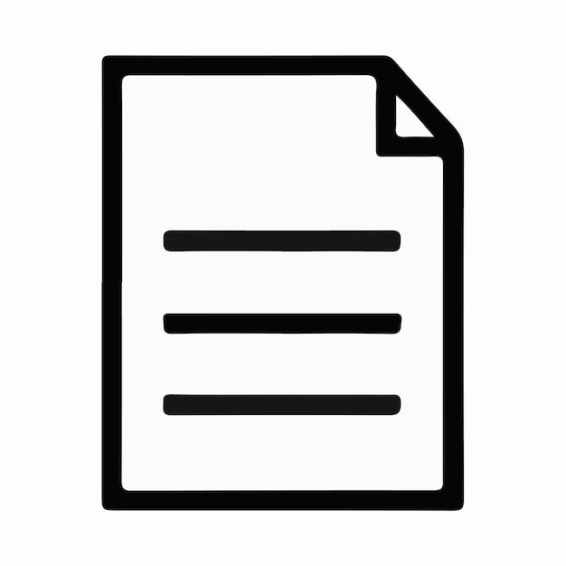 Ilustración del logotipo del icono del archivo de carpeta para ui