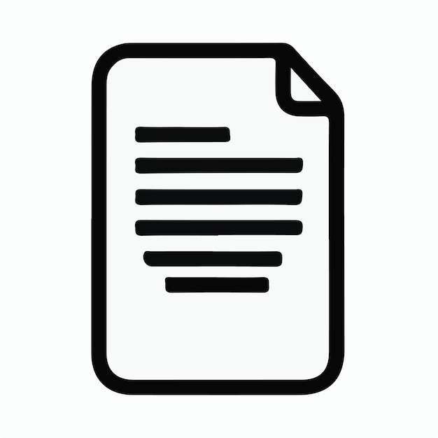 Ilustración del logotipo del icono del archivo de carpeta para ui