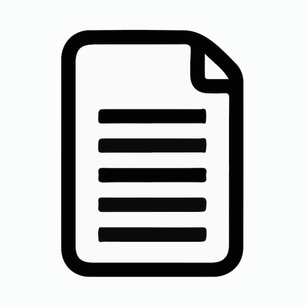 Ilustración del logotipo del icono del archivo de carpeta para ui