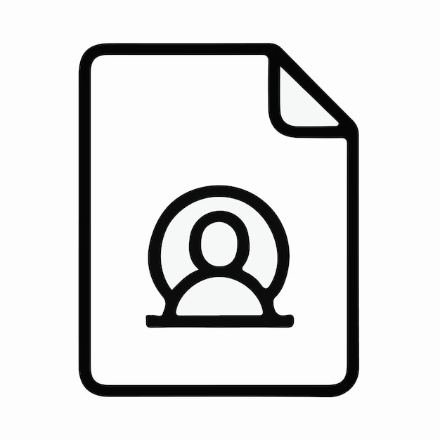 Ilustración del logotipo del icono del archivo de carpeta para ui