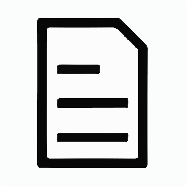 Ilustración del logotipo del icono del archivo de carpeta para ui