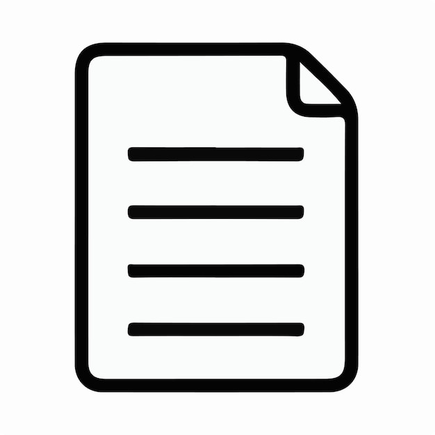 Ilustración del logotipo del icono del archivo de carpeta para ui
