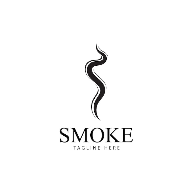 Ilustración de logotipo de icono de vapor de humo aislado sobre fondo blanco Iconos de vaporización de aroma Huele a icono de línea vectorial olor caliente o símbolos de vapor de cocina que huelen o vapor