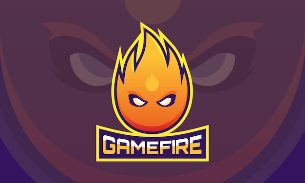 Ilustración del logotipo de juegos de fuego