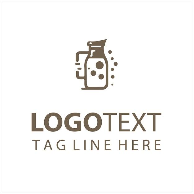 Ilustración del logotipo de la leche