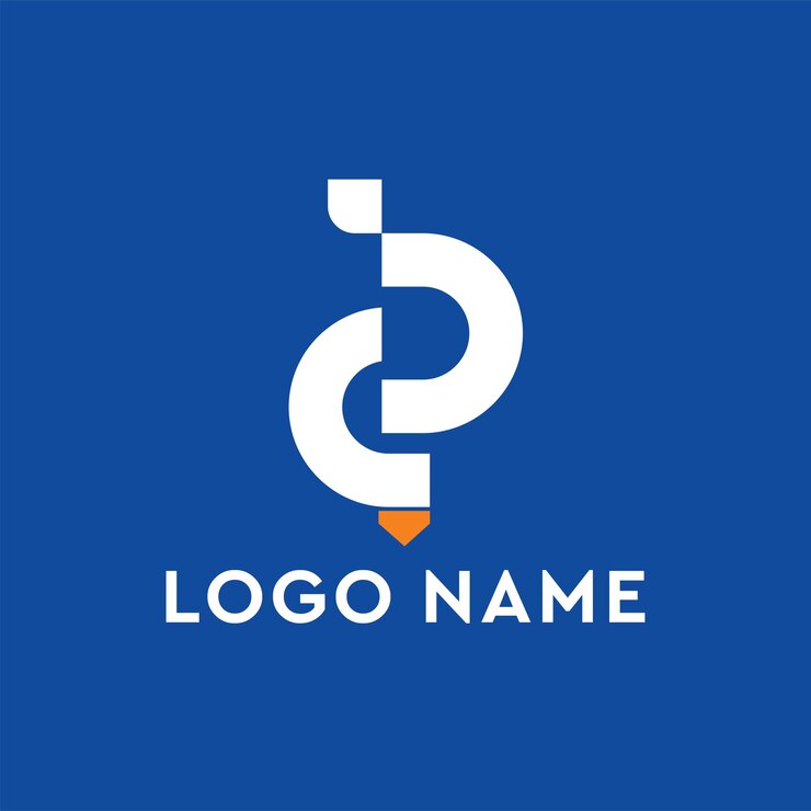 Vector ilustración del logotipo de las letras b y c que forman un estilo abstracto
