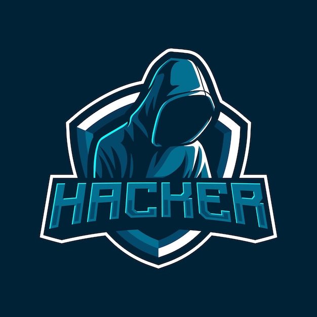 Ilustración del logotipo de la mascota hacker