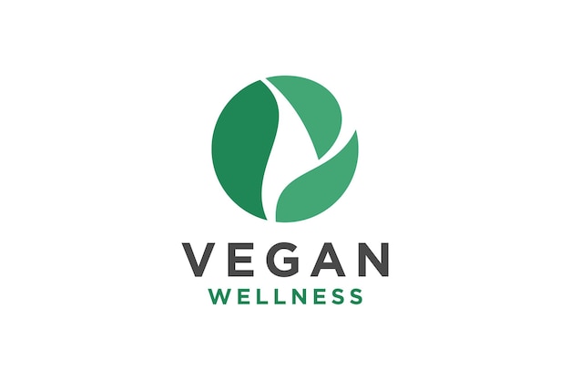 Ilustración del logotipo de Nature Leaf Vector