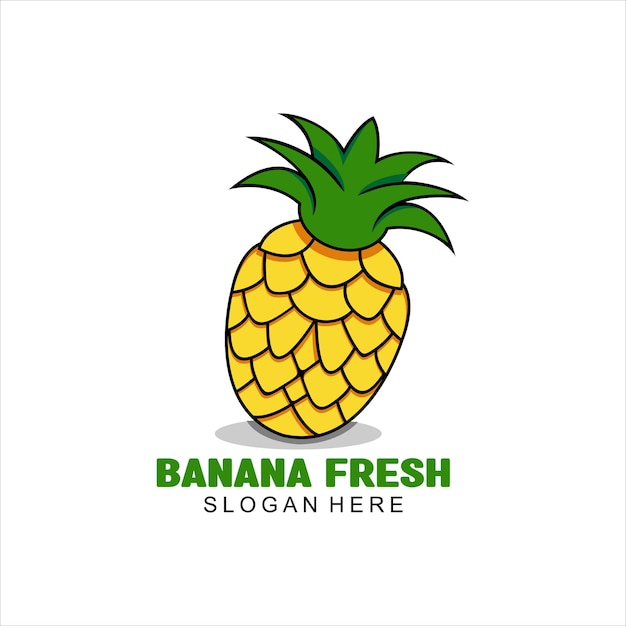 ilustración de logotipo de piña