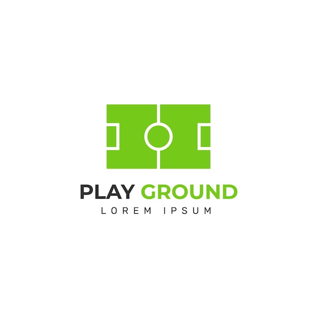 Vector ilustración del logotipo de play ground