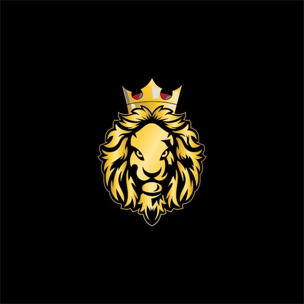 Vector ilustración del logotipo del rey león
