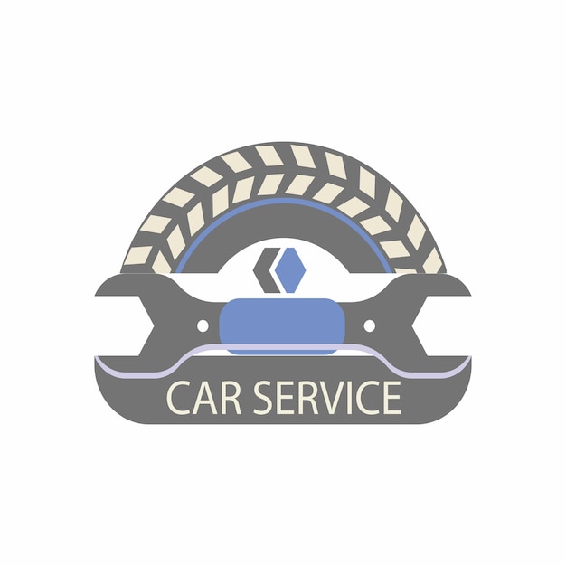 Ilustración del logotipo del servicio de automóviles