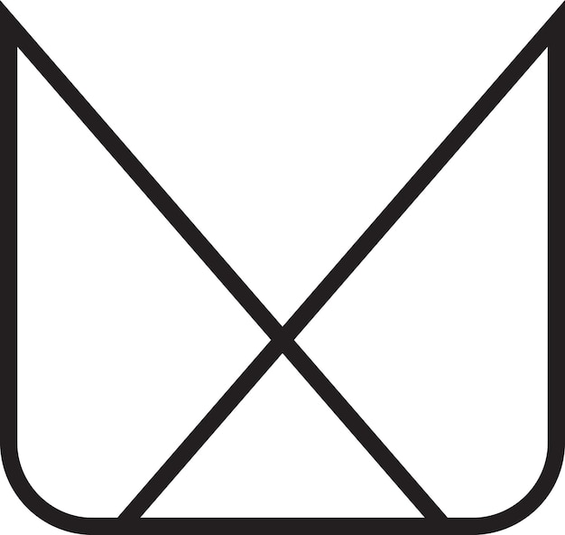 Ilustración de logotipo de triángulo de ala abstracta en estilo moderno y minimalista