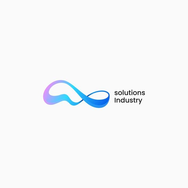 Ilustración de logotipo vectorial Abstracto Gradiente Estilo colorido