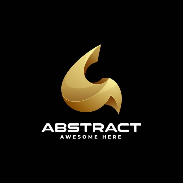 Ilustración de logotipo vectorial Abstracto Gradiente Estilo colorido