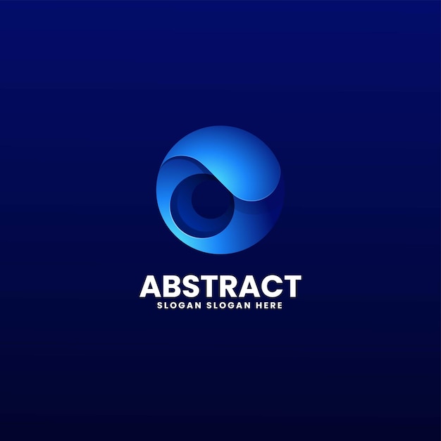 Ilustración de logotipo vectorial Abstracto Gradiente Estilo colorido