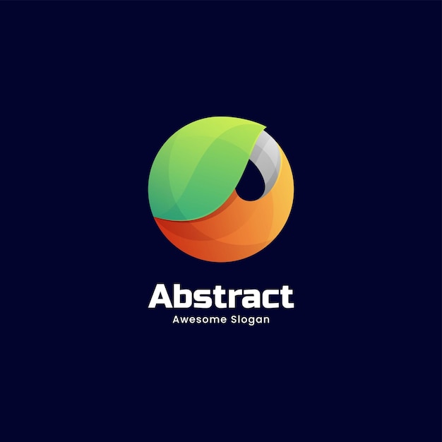 Ilustración de logotipo vectorial Abstracto Gradiente Estilo colorido