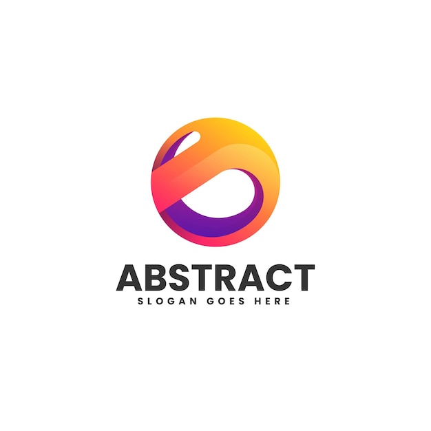 Ilustración de logotipo vectorial Abstracto Gradiente Estilo colorido