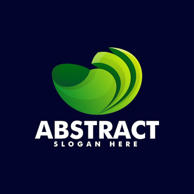 Ilustración de logotipo vectorial Abstracto Gradiente Estilo colorido