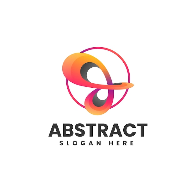 Ilustración de logotipo vectorial Abstracto Gradiente Estilo colorido