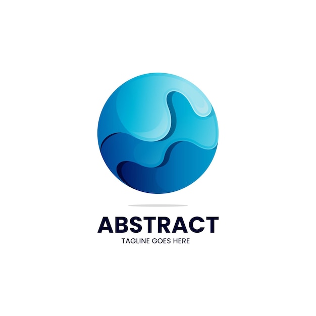 Ilustración de logotipo vectorial Abstracto Gradiente Estilo colorido