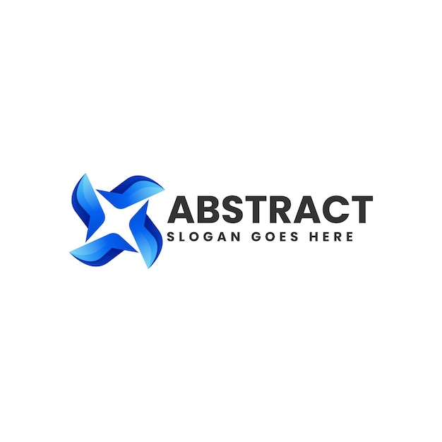 Ilustración de logotipo vectorial Abstracto Gradiente Estilo colorido