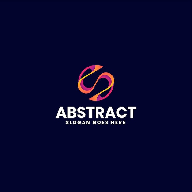 Ilustración de logotipo vectorial Abstracto Gradiente Estilo colorido