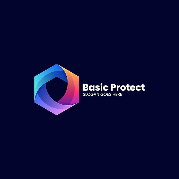 Ilustración de logotipo vectorial Abstracto Gradiente Estilo colorido