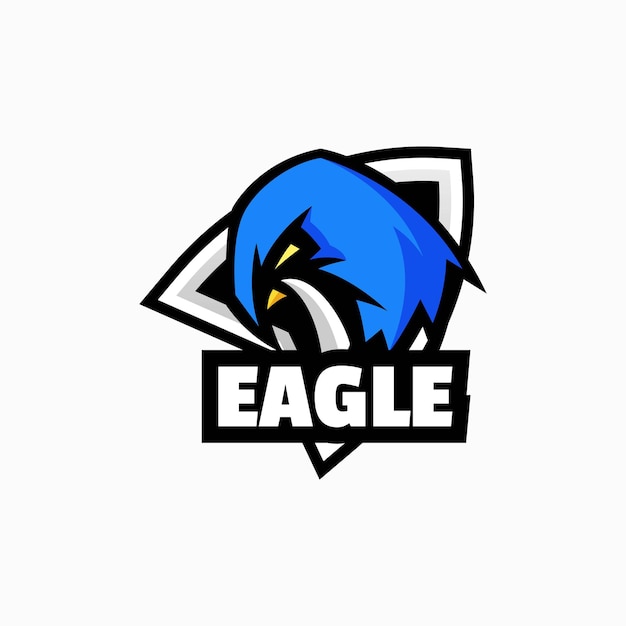 Ilustración de logotipo vectorial Eagle E Sport and Sport Style