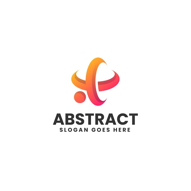 Ilustración De Logotipo Vectorial Estilo Colorido Degradado Abstracto