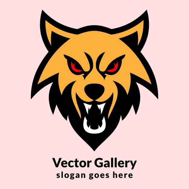 Vector ilustración del logotipo vectorial de fox